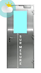 Inox rectangle 400x700 sur mesure extérieur