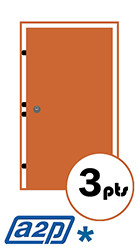 3 points latéraux encastrée A2P