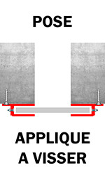 Applique 2 côtés