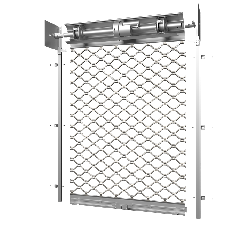 Grille métallique à enroulement sur mesure